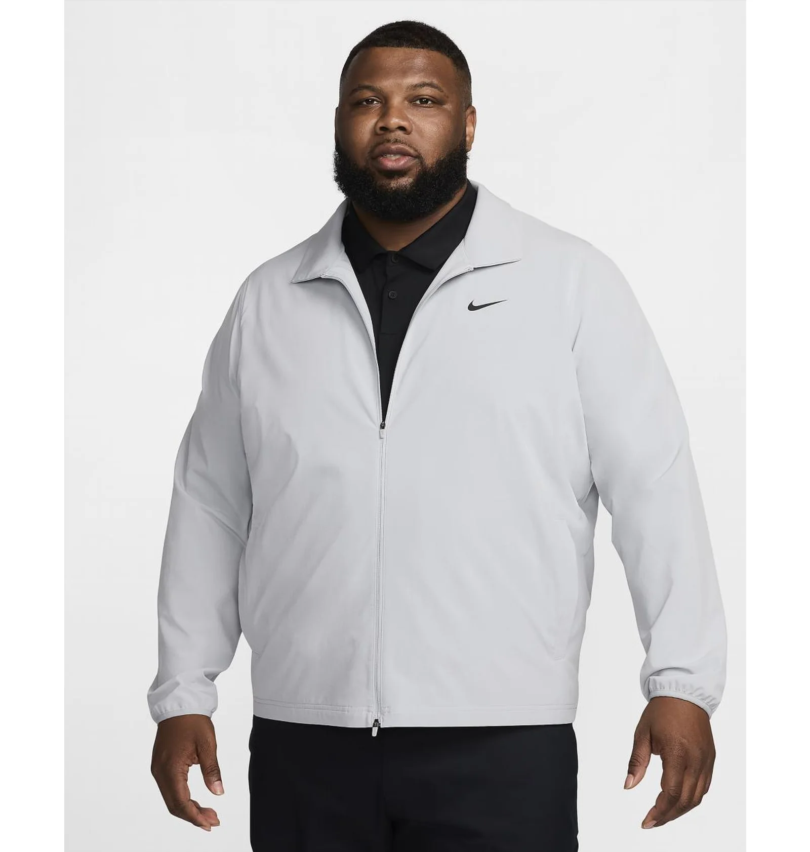 Nike Golf Course Conditions ジャケット グレー ᐉ Олімпійка чоловіча Nike Tour Repel Full-Zip Golf Jacket Grey