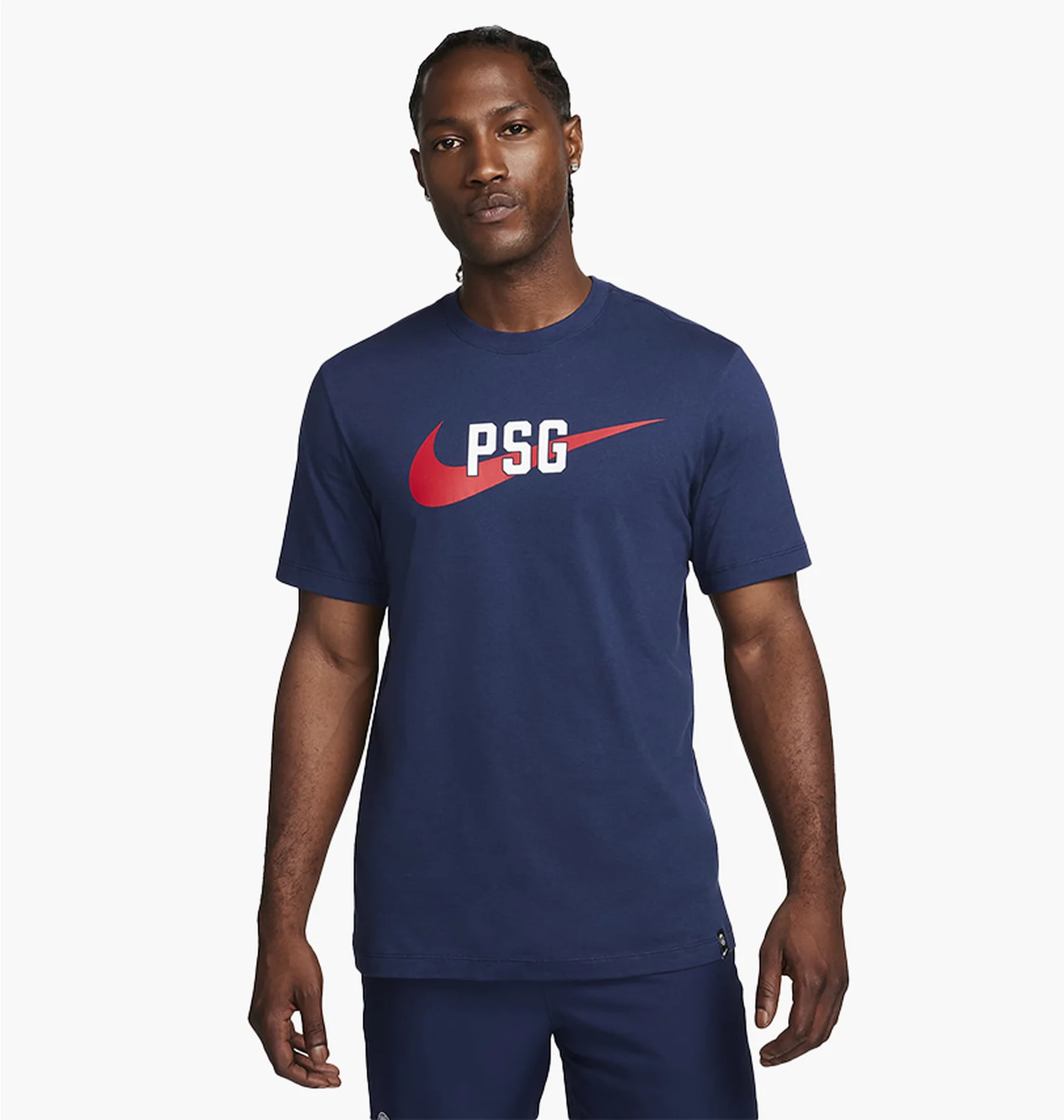 ᐉ Футболка чоловіча Nike Paris Saint-Germain Swoosh T-Shirt Blue