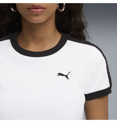 Футболка женская Puma T7 Slim White 632129-02