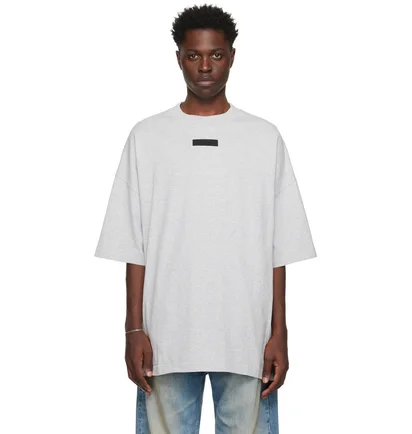 Футболка чоловіча Fear of God Essentials Grey 125SP244196F