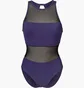 Купальник женский Arena Mesh Panels Swimsuit Vent Back Blue 006658-900