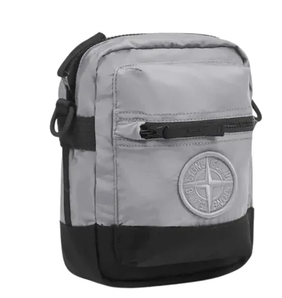 Сумка чоловіча Stone Island Nylon Metal In Econyl Pouch Grey K1S159200908S0076-V0061