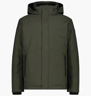 Куртка чоловіча CMP Jacket Snaps Hood Feel Warm Olive 34K0197-F905