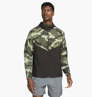 Олимпийка мужская Nike Windrunner Camo/Green Dv5199-386