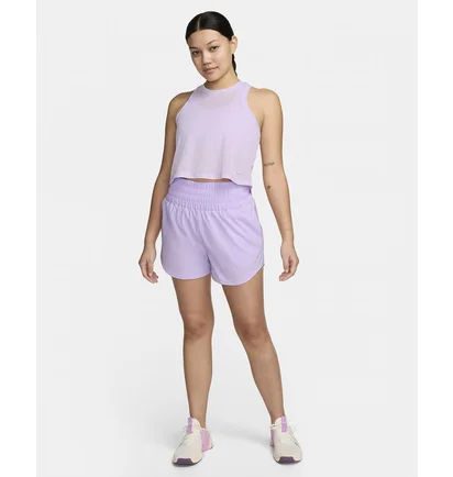 Шорты женские Nike One Dri-Fit Ultra High-Waisted 3 Brief-Lined Shorts Violet DX6642-512