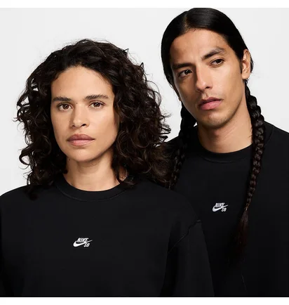 Свитшот унисекс Nike Sb Essential Logo Crew Sweatshirt Black FV7353-010