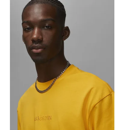 Футболка мужская Air Jordan Wordmark Tee Yellow FJ1969-739