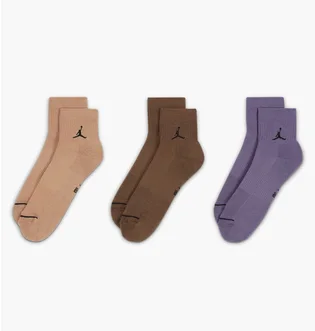 Шкарпетки унісекс Nike Cush Poly Ankle (3 пари) 144 Multi Dx9655-905