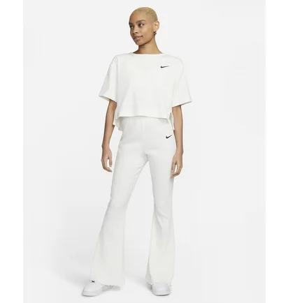 Штани жіночі Nike Sportswear WomenS High-Waisted Ribbed Jersey Pants White DV7868-133