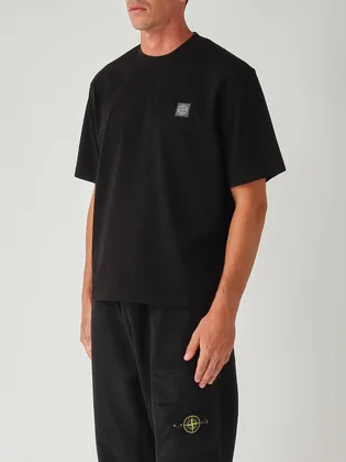 Футболка мужская STONE ISLAND Logo Patch Black K2S152100025S0115-V0029