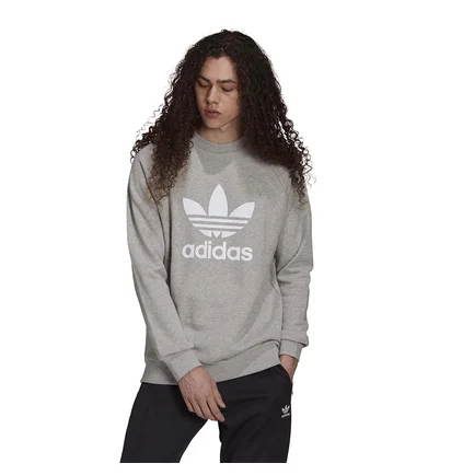 Свитшот мужской Adidas Adicolor Classics Trefoil Crewneck Grey H06650