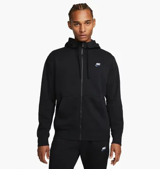 Толстовка мужская Nike M Nsw Club Dt Hoodie Fz Bb Black Dq8384-010