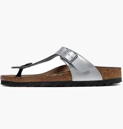 Тапочки жіночі BIRKENSTOCK Gizeh Birko-Flor Metallic 0043853