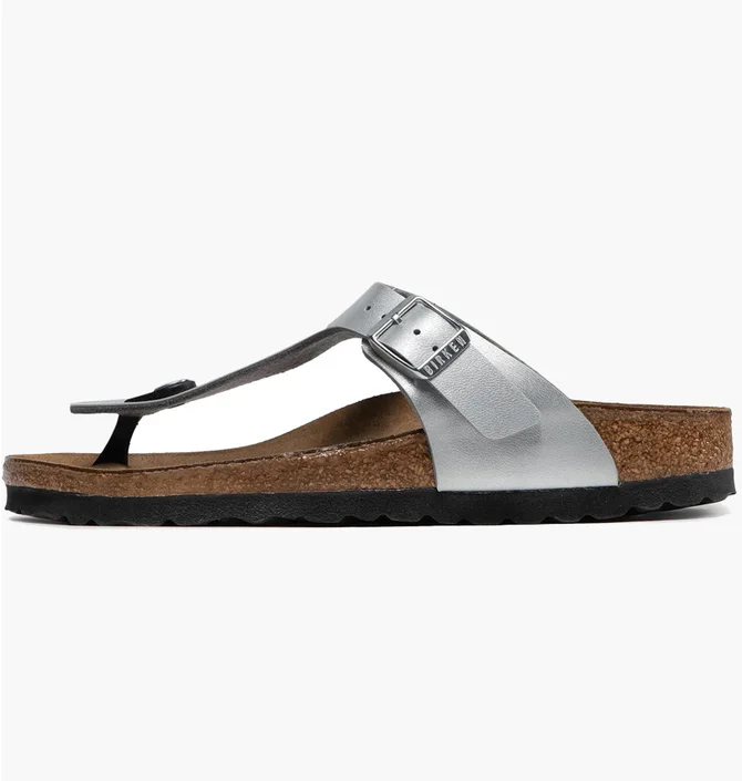 Тапочки жіночі BIRKENSTOCK Gizeh Birko-Flor Metallic 0043853