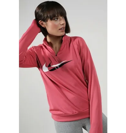 Кофта жіноча Nike Swoosh Running Pink DV7247-622