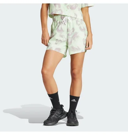 Шорты женские Adidas Floral Graphic Green IS4250