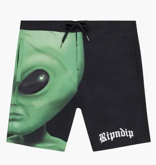 Шорты мужские RipNDip We Come In Peace Black RNDSUM24124