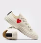 Кеди дитячі Converse X Comme Des Garçons Chuck 70 Low Single Heart White A08807C