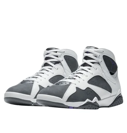 Кроссовки мужские Air Jordan 7 Retro Flint Grey/Black CU9307-100