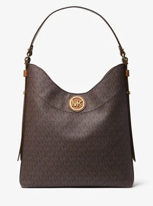 Сумка жіноча Michael Kors Bowery Large Logo Shoulder Bag Brown 30S0GBOH7B-BRN-ACORN-47067