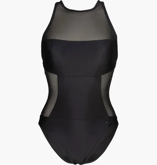 Купальник жіночий Arena Mesh Panels Swimsuit Swim Pro Black 006659-500