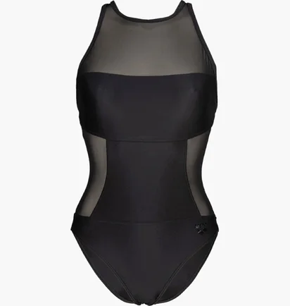 Купальник женский Arena Mesh Panels Swimsuit Swim Pro Black 006659-500