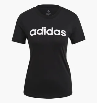 Футболка жіноча Adidas Essentials Slim Logo Tee Black GL0769