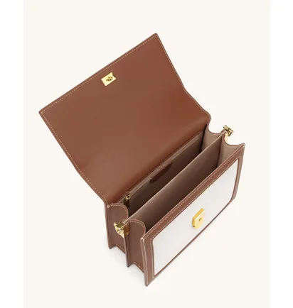 Сумка жіноча JW PEI Mini Flap Crossbody Beige/Brown BB2023BG60681JWP