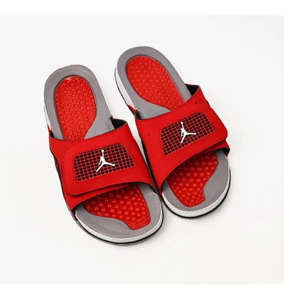 Тапочки чоловічі Air Jordan Hydro 4 Retro Red 532225-600