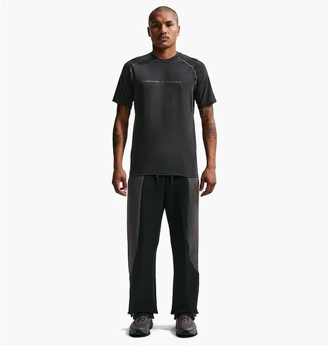 Штани чоловічі Nike Tech MenS Color- Block Open- Hem Fleece Pants Black/Grey IF1323-010