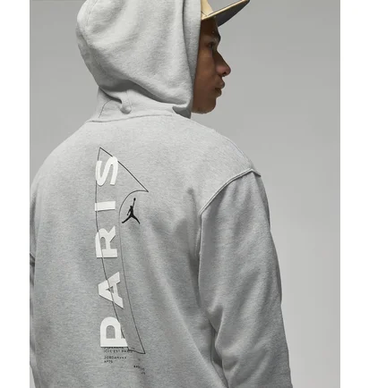 Худи мужское Air Jordan Fleece Hoodie X Psg Grey Dm3096-063