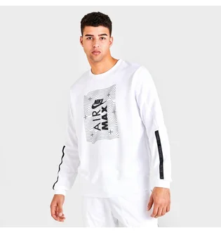 Свитшот мужской Nike Sportswear Air Max Sweatshirt White Dv2334-100