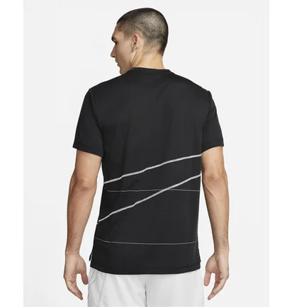 Футболка чоловіча Nike Dri-Fit Q5 MenS Short-Sleeve Fitness Top Black DQ6626-010
