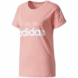 Футболка жіноча Adidas Ess Linear Tee Pink BR2547
