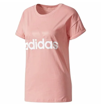 Футболка жіноча Adidas Ess Linear Tee Pink BR2547