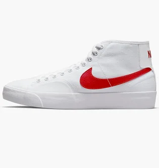 Кросівки унісекс Nike Sb Blzr Court Mid White/Red DC8901-101