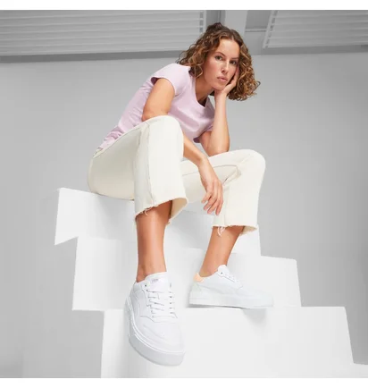 Кроссовки женские Puma Cali Court Leather Sneakers White 393802-12