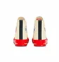 Кеды унисекс Comme des Garcons Play X Chuck 70 High Shoes Egret/Red Beige A01794C