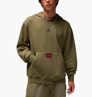 Худі чоловіче Air Jordan Brooklyn Ess Flc Olive HQ2665-222