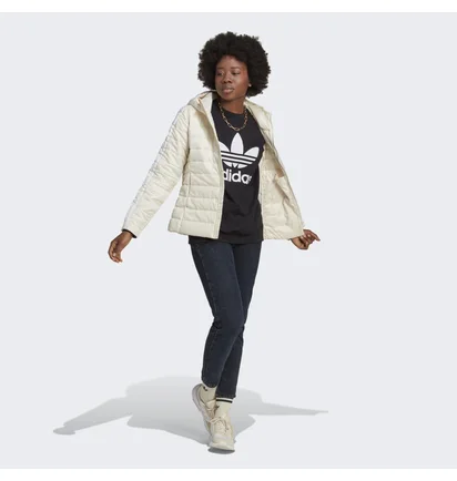 Куртка женская Adidas Originals Hooded Premium Slim White Hk5251