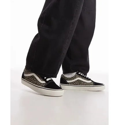 Кеды женские Vans Old Skool Black/Brown VN000D6WYY6