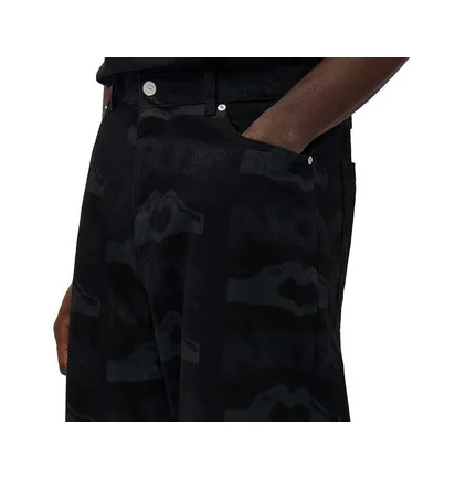 Штани чоловічі Arte Heart Print Pants Laser Black SS25-006P.1