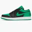 Кросівки чоловічі Air Jordan 1 Low Black/Green 553558-065