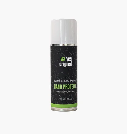 Водовідштовхувальний спрей для захисту взуття yes, original Nano Protector 200ml 100000-142