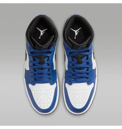 Кроссовки мужские Air Jordan 1 Mid Blue/White DQ8426-402