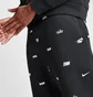 Штани чоловічі Nike Club Fleece Allover Print Brushed-Back Fleece Jogger Pants Black FB7437-011