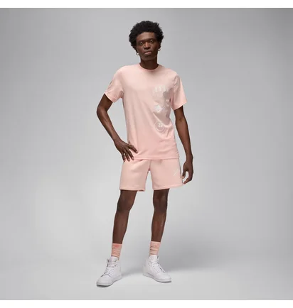Футболка чоловіча Nike M J Brand Logo Stack Ss Crw Peach FN6027-622
