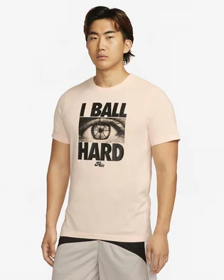 Футболка чоловіча Nike Dri-Fit MenS Basketball T-Shirt Peach FJ2348-838