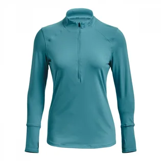 Кофта женская Under Armour Qualifier Run 2.0 1/2 Zip Turquoise 1365632-433