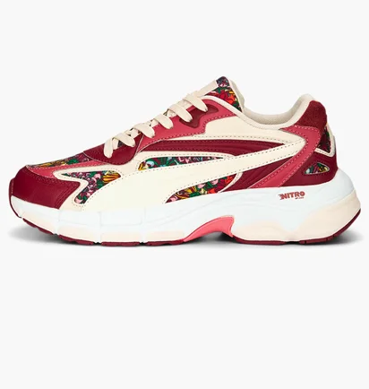 Кроссовки женские Puma  X Liberty Teveris Nitro Beige/Bordo 391568-01